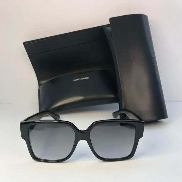 ? - New Authentic Saint Laurent Black Grey Sunglasses SLM9 display picture 2